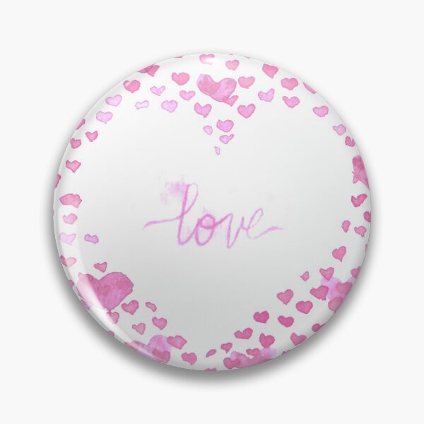 Item preview, Watercolor hearts and love sign designed and sold by VioletaBaez.