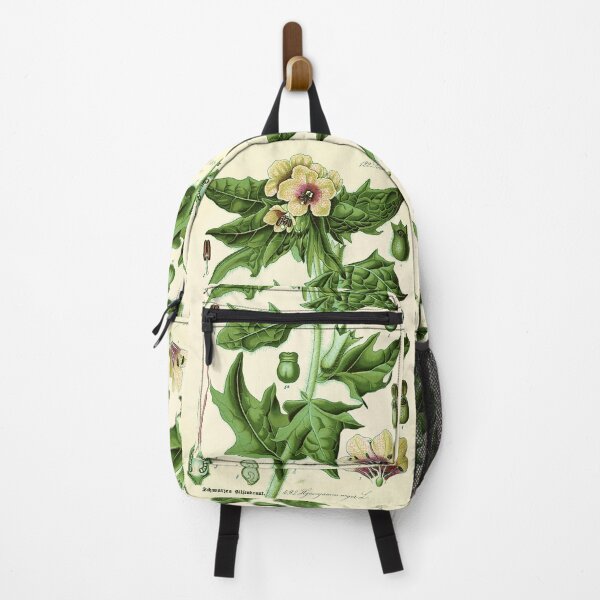 Item preview, hyoscyamus niger (black henbane or stinking nightshade) - Vintage botanical illustration designed and sold by DejaVuStudio.