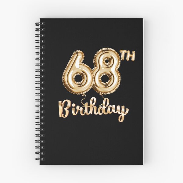 Item preview, 68th Birthday Gifts - Party Balloons Gold designed and sold by betternotes.