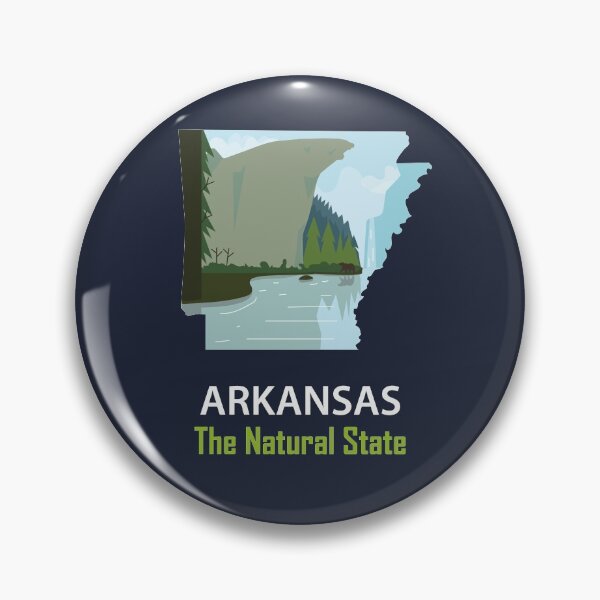 Item preview, Arkansas - The Natural State - Bumper Sticker designed and sold by d1mology.