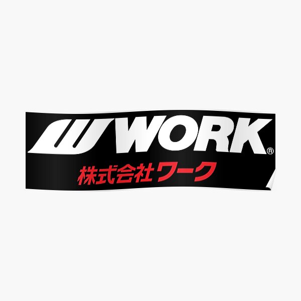 Work Wheels Japan Poster