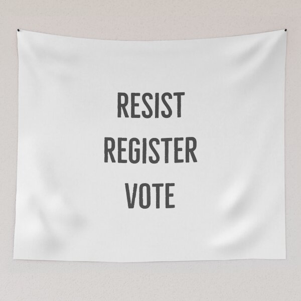Item preview, Resist Register Vote designed and sold by Inspirationmotivation.