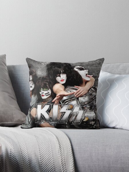 Item preview, KISS grey look up close designed and sold by ImpressionLane.