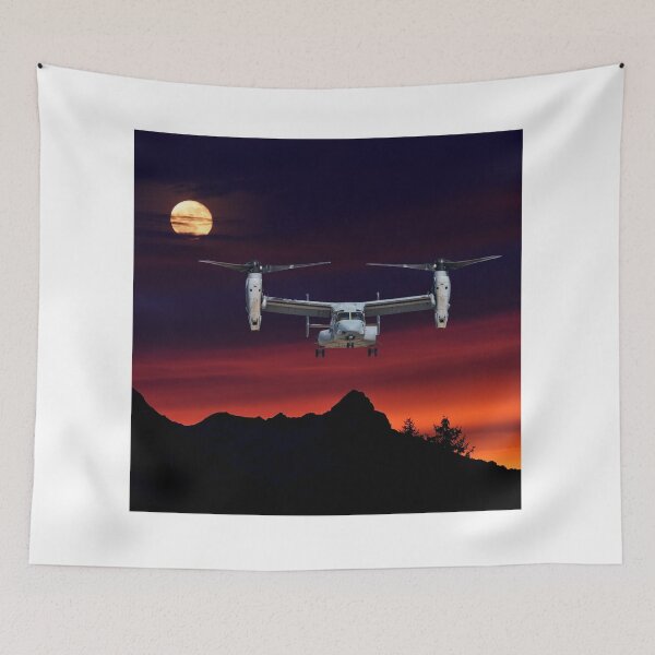 Item preview, V-22 Osprey Desert Sunset Tiltrotor Military Aircraft designed and sold by mydesignsbylar.