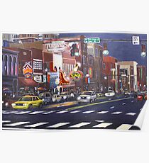 Downtown Nashville Poster