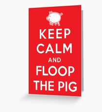 Floop the Pig Greeting Card