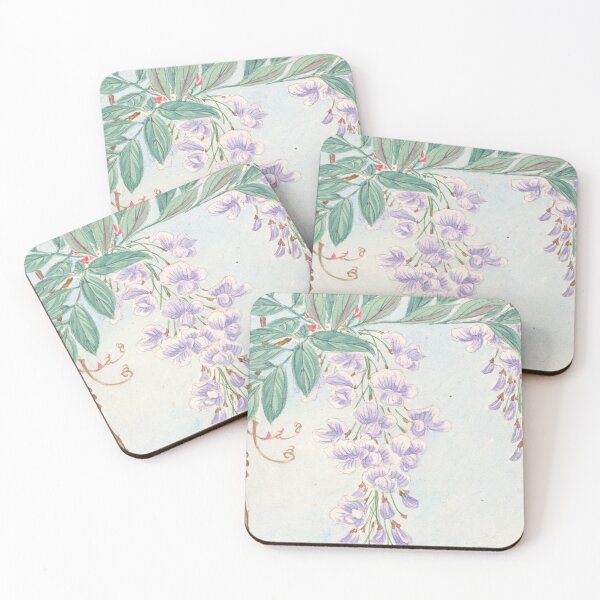 Item preview, Wisteria vine with leaves and blossoms designed and sold by killies.