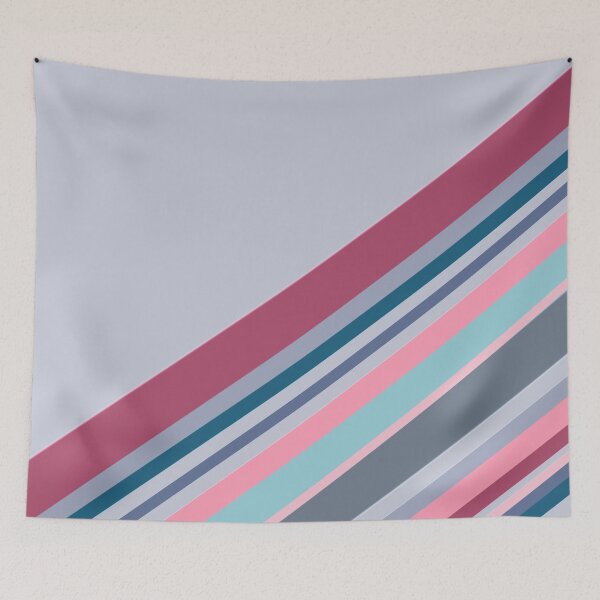 Item preview, Cute Simple Pink and Blue Stripe Design designed and sold by carwalker13.