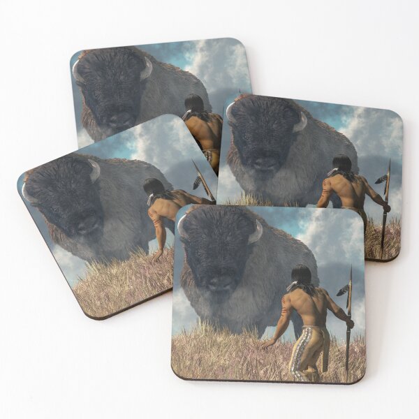 Item preview, The Hunter and the Buffalo designed and sold by Daniel Eskridge.
