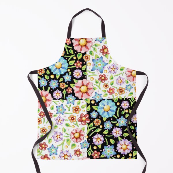 Item preview, Millefiori Floral Checks designed and sold by PatriciaSheaDesigns.