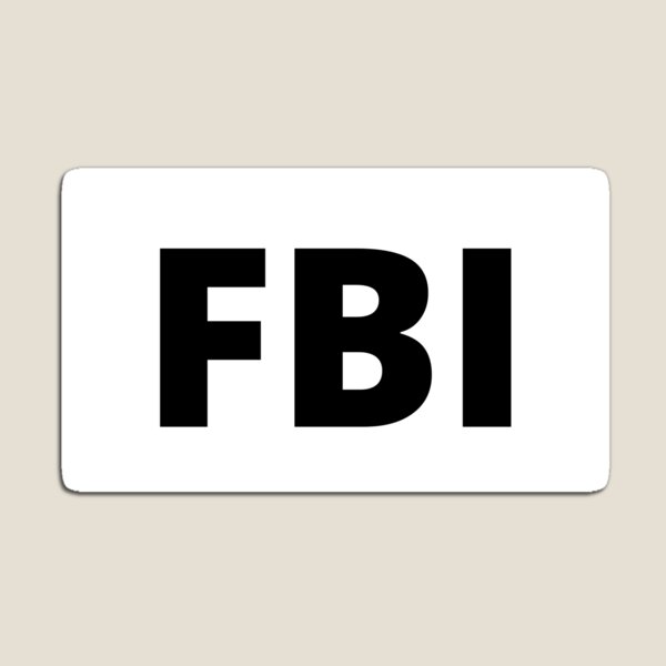 Fbi Magnets Redbubble - roblox fbi badge