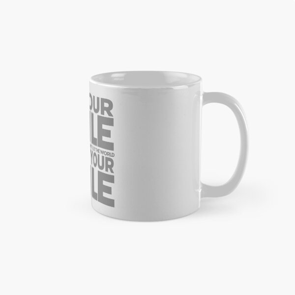 Item preview, Let your smile change the world, but dont let the world change your smile. - Gray Text  designed and sold by agsduy.