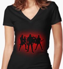 Dethklok Women's Fitted V-Neck T-Shirt