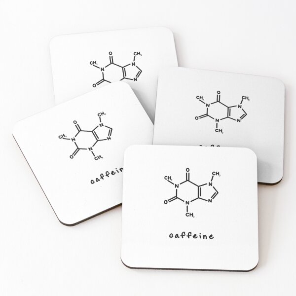 Item preview, Caffeine Chemical Structure designed and sold by ohmygosh-design.