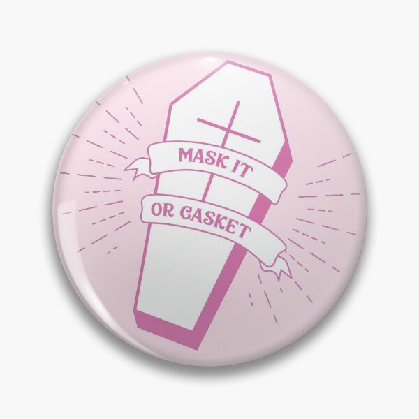 Item preview, mask it or casket pink designed and sold by prismatic paper co.