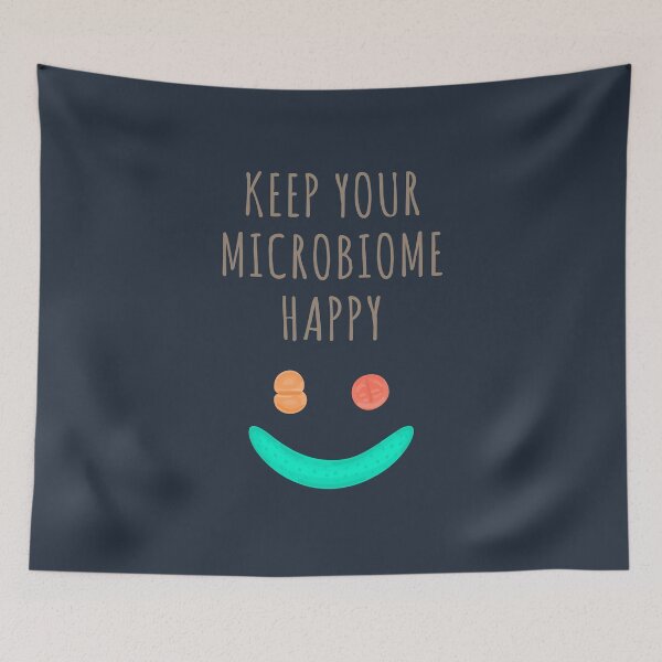 Item preview, Keep Your Microbiome Happy | Funny Gut Health Smile designed and sold by Maria Garcia.