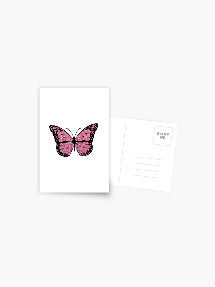 Butterfly in Blue Light - Thinking of You Postcard | Zazzle