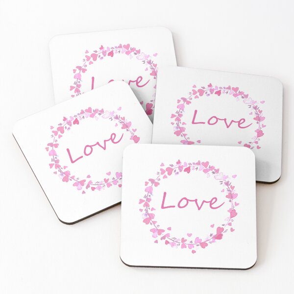 Item preview, Pink Heart wreath designed and sold by VioletaBaez.