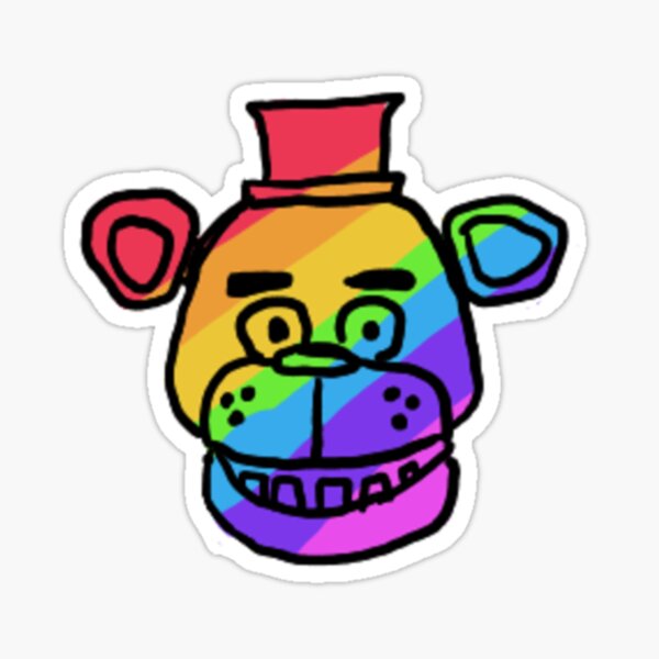 rainbow freddy plush