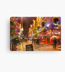 Downtown Dublin Canvas Print