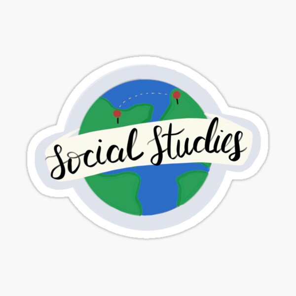 Social studies Sticker for Sale by amgc-artwork Redbubble