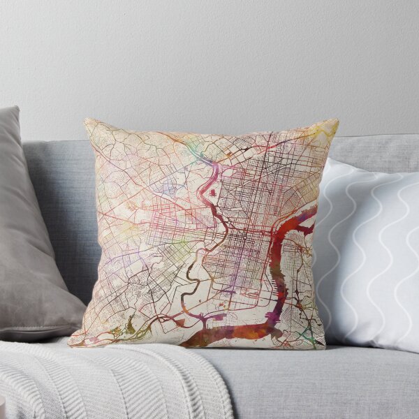 Item preview, Philadelphia map designed and sold by MapMapMaps.
