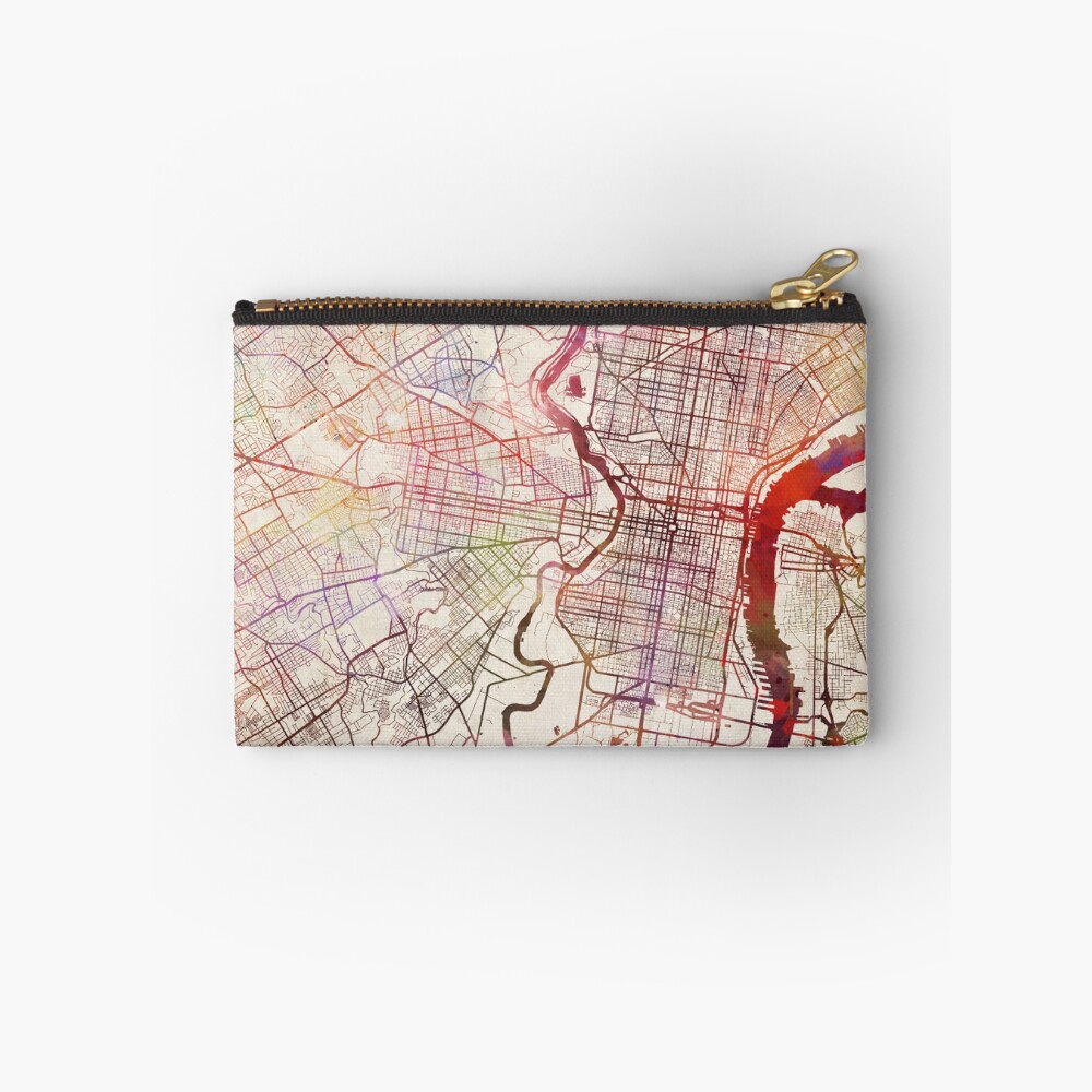Item preview, Zipper Pouch designed and sold by MapMapMaps.