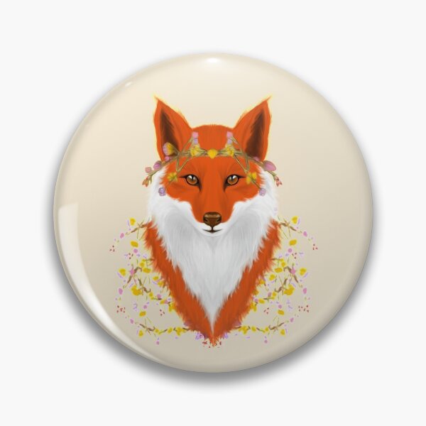 Item preview, The fox even more flowery designed and sold by Vulpress.