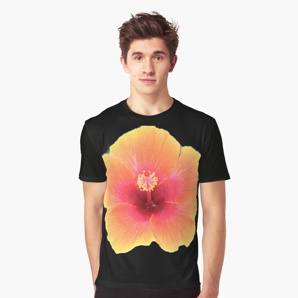 Hibiscus Gunfighter Organic Graphic Tee