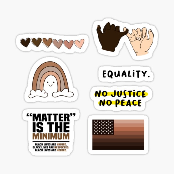 Black Owned Equality Stickers Pack Sticker