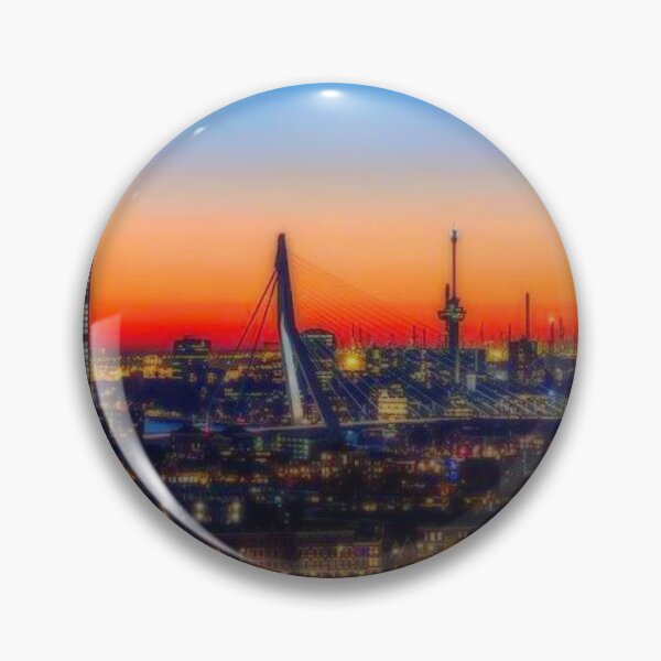 Item preview, Rotterdam Skyline Netherlands designed and sold by RoaRDesign.