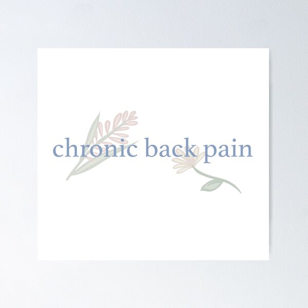 Item preview, chronic back pain is cute designed and sold by art-meb.