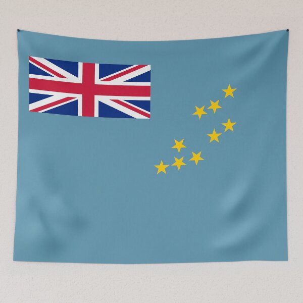 Item preview, Tuvalu flag   designed and sold by flagshop.