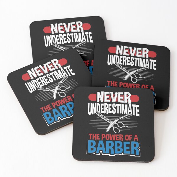 Item preview, Never Underestimate the Power of a Barber designed and sold by christianadams.