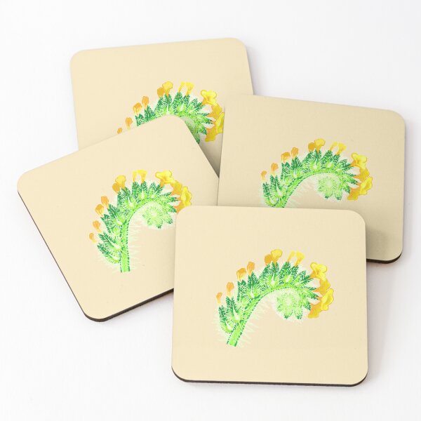 Item preview, Common Fiddleneck - Amsinckia menziesii designed and sold by PrettyPolistes.