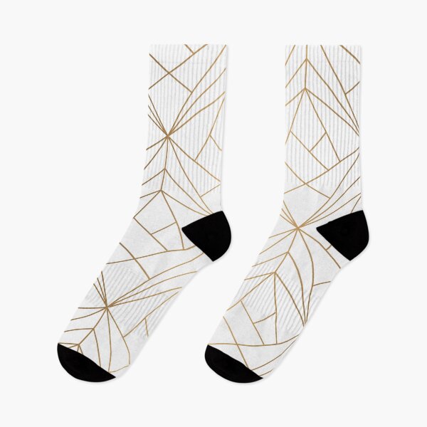 Item preview, Geometric Gold Pattern With White Shimmer designed and sold by Vic Torys ☆.