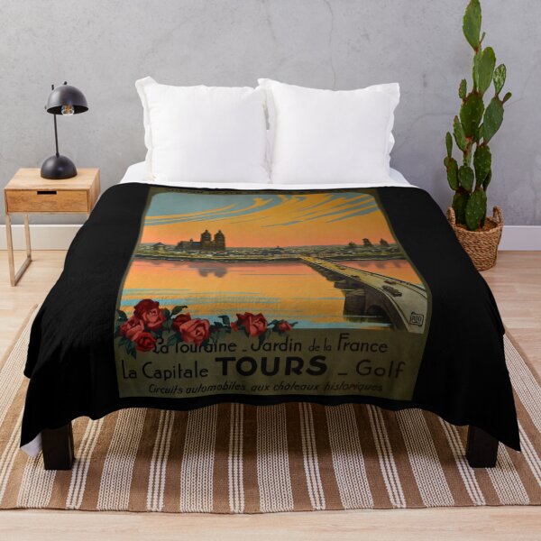 Artikelvorschau, Tours vintage travel poster entworfen und verkauft von stickart-marek.