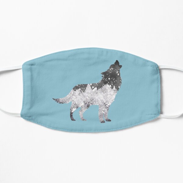 Blue Blizzard Wolf Mask