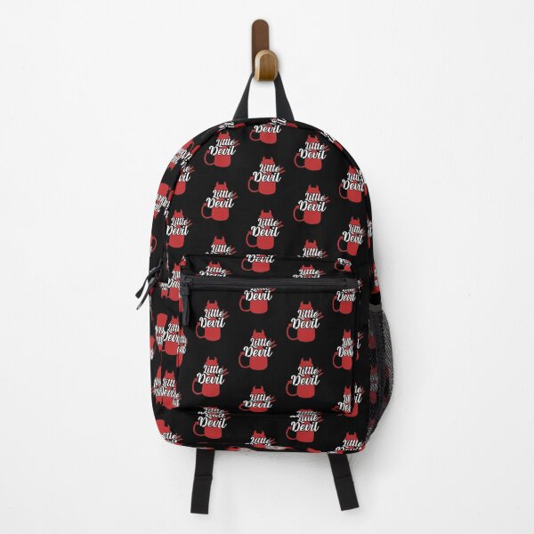 Little Devil Scary Funny Halloween Costume design Backpack