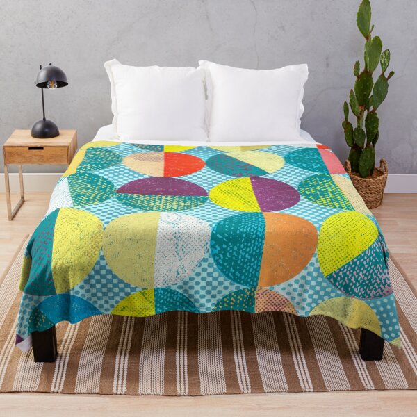 Item preview, Blue Circles Grid Pattern designed and sold by KadyIllustrates.