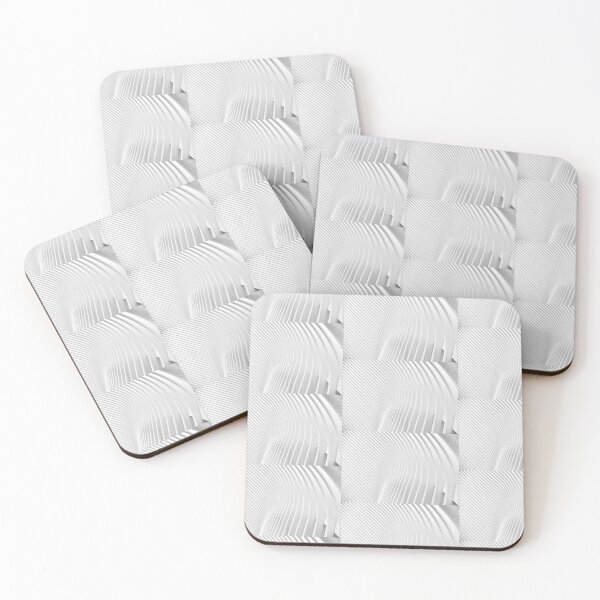 Aperçu de l'œuvre Art en motif ligne blanc créée et vendue par Minimal Calm.