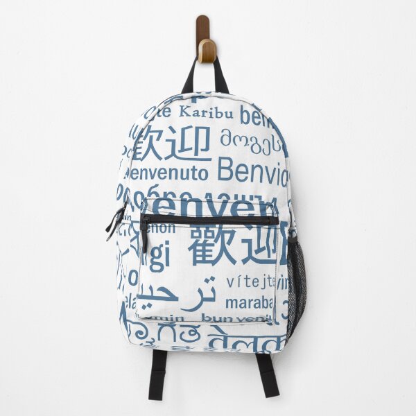 Item preview, Welcome - Multilingual - Pale Blue designed and sold by TresChicXO.