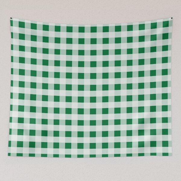 Item preview, Green and White Buffalo Plaid designed and sold by Bumblefuzzies.