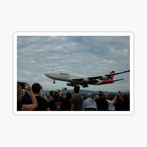 Item preview, QANTAS 747 VH-OJA Final Landing 2015 -2 designed and sold by muz2142.