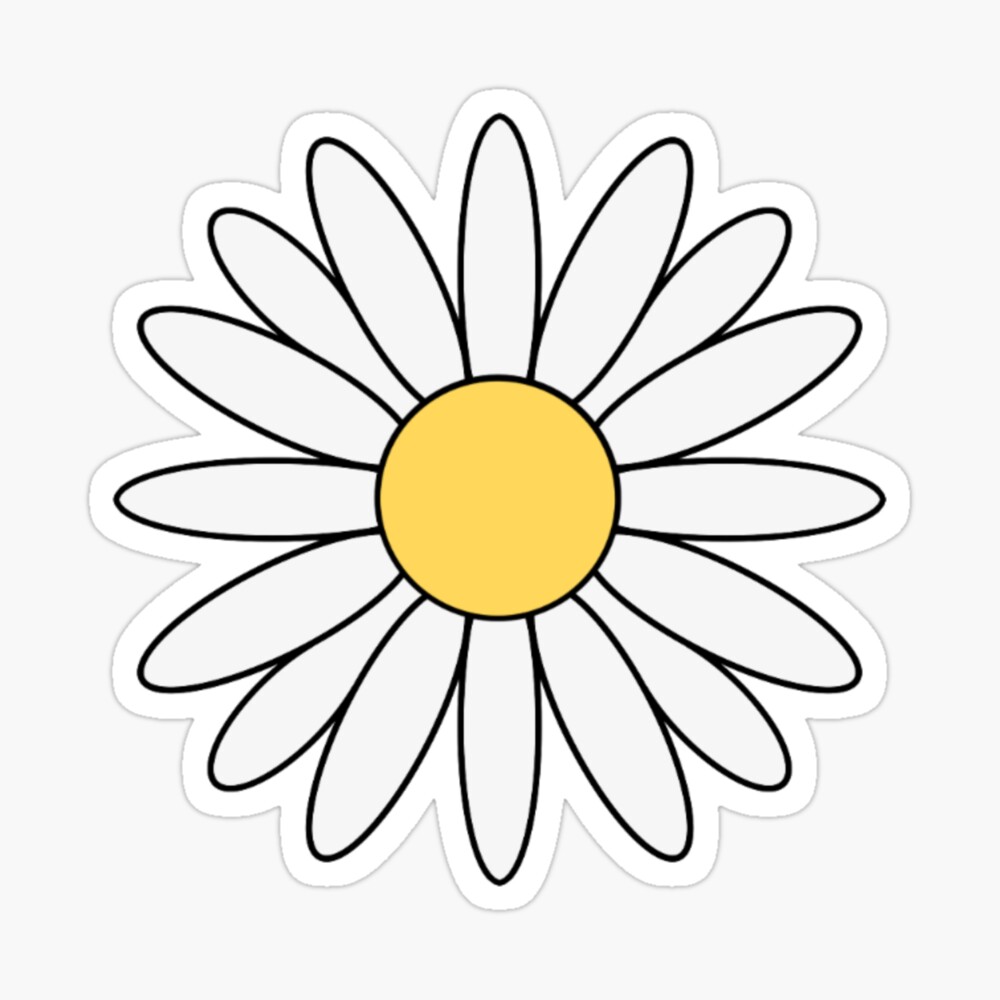 White daisy flower illustration, Common daisy Doodle Drawing Flower, doodle,  white, symmetry png