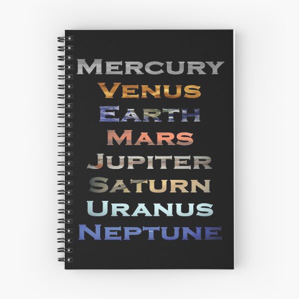Item preview, Colorful Text of Planets in Solar System designed and sold by AmbroseAnn.