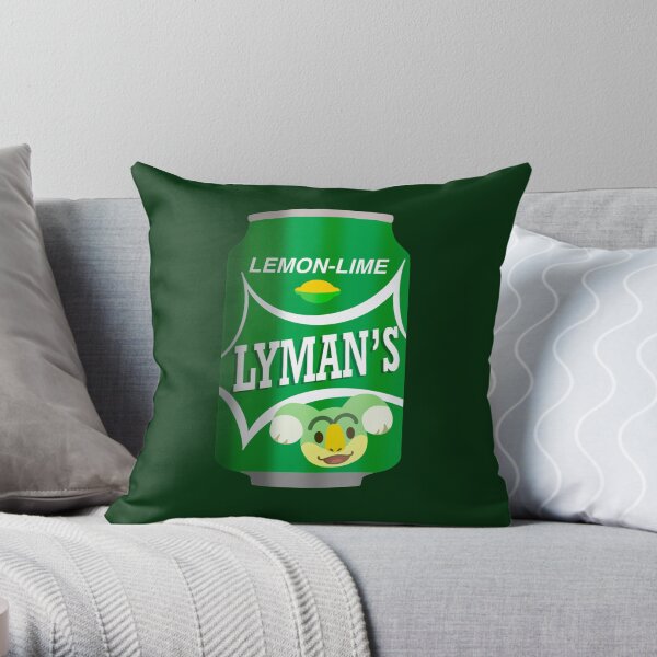 Lyman’s Lemon-Lime Soda Throw Pillow