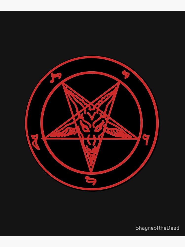 666 Aprons Redbubble - dark redblood red satanic pentagram symbol roblox