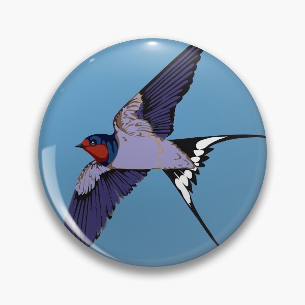 Item preview, PURPLE SWALLOW TAILED KITE, SWALLOW designed and sold by kellymavis.
