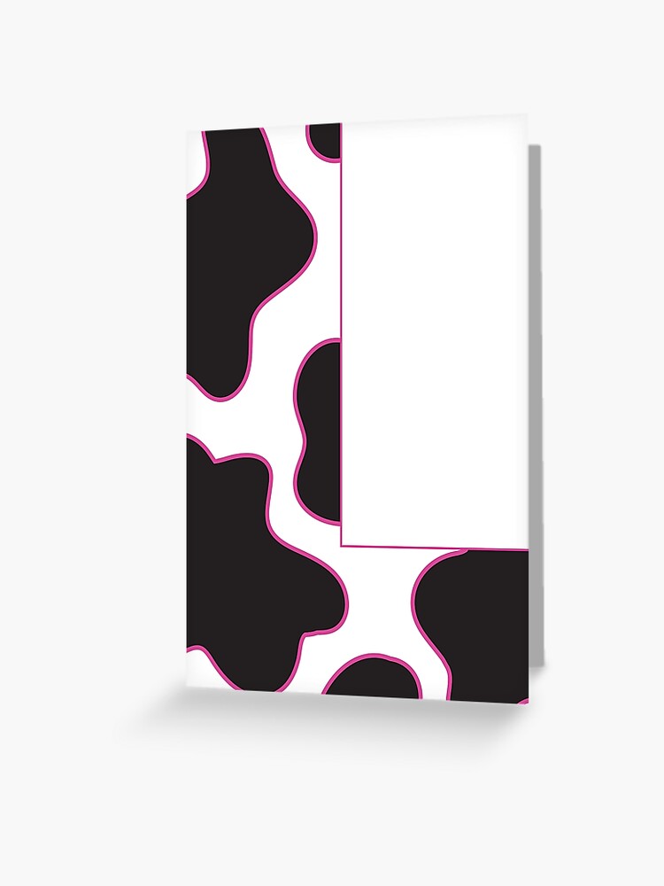 cow print letter L Art Print for Sale by keeganemma